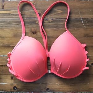Victoria Secret 34DD bikini top orange/salmon